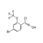 4-Bromo-N-hydroxy-2-(trifluoromethoxy)benzimidoyl Chloride