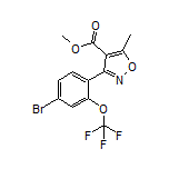 Methyl 3-[4-Bromo-2-(trifluoromethoxy)phenyl]-5-methylisoxazole-4-carboxylate