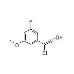 3-Fluoro-N-hydroxy-5-methoxybenzimidoyl Chloride