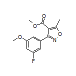 Methyl 3-(3-Fluoro-5-methoxyphenyl)-5-methylisoxazole-4-carboxylate