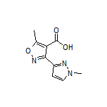 5-Methyl-3-(1-methyl-3-pyrazolyl)isoxazole-4-carboxylic Acid