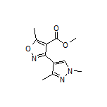 Methyl 3-(1,3-Dimethyl-4-pyrazolyl)-5-methylisoxazole-4-carboxylate