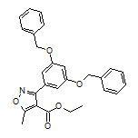 Ethyl 3-[3,5-Bis(benzyloxy)phenyl]-5-methylisoxazole-4-carboxylate