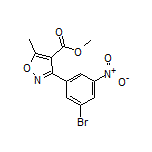 Methyl 3-(3-Bromo-5-nitrophenyl)-5-methylisoxazole-4-carboxylate