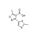 5-Methyl-3-(2-methyl-5-thiazolyl)isoxazole-4-carboxylic Acid