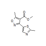 Methyl 5-Methyl-3-(2-methyl-5-thiazolyl)isoxazole-4-carboxylate