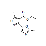 Ethyl 5-Methyl-3-(2-methyl-5-thiazolyl)isoxazole-4-carboxylate