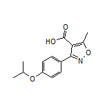 3-(4-Isopropoxyphenyl)-5-methylisoxazole-4-carboxylic Acid