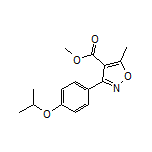 Methyl 3-(4-Isopropoxyphenyl)-5-methylisoxazole-4-carboxylate