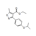 Ethyl 3-(4-Isopropoxyphenyl)-5-methylisoxazole-4-carboxylate