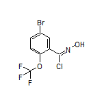 5-Bromo-N-hydroxy-2-(trifluoromethoxy)benzimidoyl Chloride