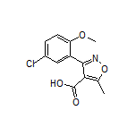 3-(5-Chloro-2-methoxyphenyl)-5-methylisoxazole-4-carboxylic Acid