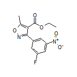 Ethyl 3-(3-Fluoro-5-nitrophenyl)-5-methylisoxazole-4-carboxylate