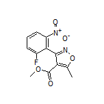 Methyl 3-(2-Fluoro-6-nitrophenyl)-5-methylisoxazole-4-carboxylate