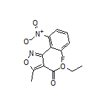 Ethyl 3-(2-Fluoro-6-nitrophenyl)-5-methylisoxazole-4-carboxylate