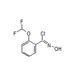 2-(Difluoromethoxy)-N-hydroxybenzimidoyl Chloride