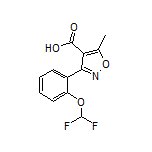 3-[2-(Difluoromethoxy)phenyl]-5-methylisoxazole-4-carboxylic Acid