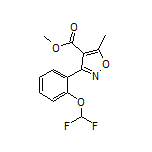 Methyl 3-[2-(Difluoromethoxy)phenyl]-5-methylisoxazole-4-carboxylate