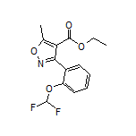 Ethyl 3-[2-(Difluoromethoxy)phenyl]-5-methylisoxazole-4-carboxylate