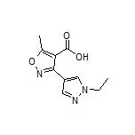 3-(1-Ethyl-4-pyrazolyl)-5-methylisoxazole-4-carboxylic Acid