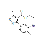 Ethyl 3-(3-Bromo-4-methylphenyl)-5-methylisoxazole-4-carboxylate