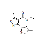 Ethyl 5-Methyl-3-(4-methyl-2-thienyl)isoxazole-4-carboxylate