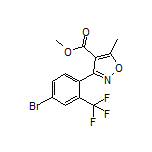 Methyl 3-[4-Bromo-2-(trifluoromethyl)phenyl]-5-methylisoxazole-4-carboxylate