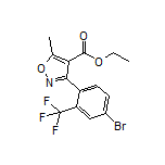 Ethyl 3-[4-Bromo-2-(trifluoromethyl)phenyl]-5-methylisoxazole-4-carboxylate