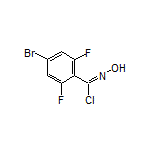 4-Bromo-2,6-difluoro-N-hydroxybenzimidoyl Chloride