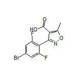 3-(4-Bromo-2,6-difluorophenyl)-5-methylisoxazole-4-carboxylic Acid