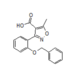 3-[2-(Benzyloxy)phenyl]-5-methylisoxazole-4-carboxylic Acid