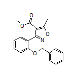 Methyl 3-[2-(Benzyloxy)phenyl]-5-methylisoxazole-4-carboxylate