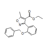 Ethyl 3-[2-(Benzyloxy)phenyl]-5-methylisoxazole-4-carboxylate