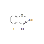 2-Fluoro-N-hydroxy-6-methoxybenzimidoyl Chloride