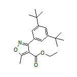 Ethyl 3-(3,5-Di-tert-butylphenyl)-5-methylisoxazole-4-carboxylate