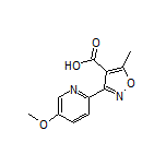 3-(5-Methoxy-2-pyridyl)-5-methylisoxazole-4-carboxylic Acid