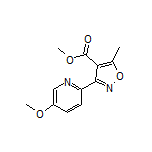 Methyl 3-(5-Methoxy-2-pyridyl)-5-methylisoxazole-4-carboxylate