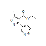 Ethyl 5-Methyl-3-(4-pyridazinyl)isoxazole-4-carboxylate