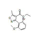 Ethyl 3-(2-Bromo-6-methoxyphenyl)-5-methylisoxazole-4-carboxylate