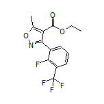 Ethyl 3-[2-Fluoro-3-(trifluoromethyl)phenyl]-5-methylisoxazole-4-carboxylate