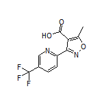 5-Methyl-3-[5-(trifluoromethyl)-2-pyridyl]isoxazole-4-carboxylic Acid