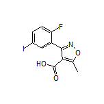 3-(2-Fluoro-5-iodophenyl)-5-methylisoxazole-4-carboxylic Acid