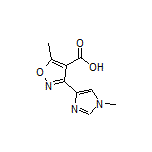 5-Methyl-3-(1-methyl-4-imidazolyl)isoxazole-4-carboxylic Acid