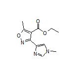 Ethyl 5-Methyl-3-(1-methyl-4-imidazolyl)isoxazole-4-carboxylate