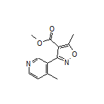 Methyl 5-Methyl-3-(4-methyl-3-pyridyl)isoxazole-4-carboxylate