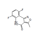 3-(2-Bromo-3,6-difluorophenyl)-5-methylisoxazole-4-carboxylic Acid