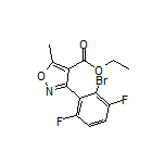 Ethyl 3-(2-Bromo-3,6-difluorophenyl)-5-methylisoxazole-4-carboxylate