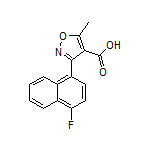 3-(4-Fluoro-1-naphthyl)-5-methylisoxazole-4-carboxylic Acid