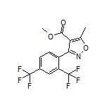 Methyl 3-[2,4-Bis(trifluoromethyl)phenyl]-5-methylisoxazole-4-carboxylate