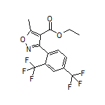 Ethyl 3-[2,4-Bis(trifluoromethyl)phenyl]-5-methylisoxazole-4-carboxylate